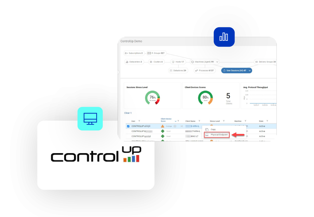 ControlUp Remote DX - פתרון ניהול ושיפור חווית העבודה מרחוק WFA